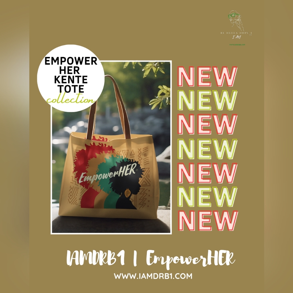 Signature EmpowerHER Kente-Inspired Tote Bags